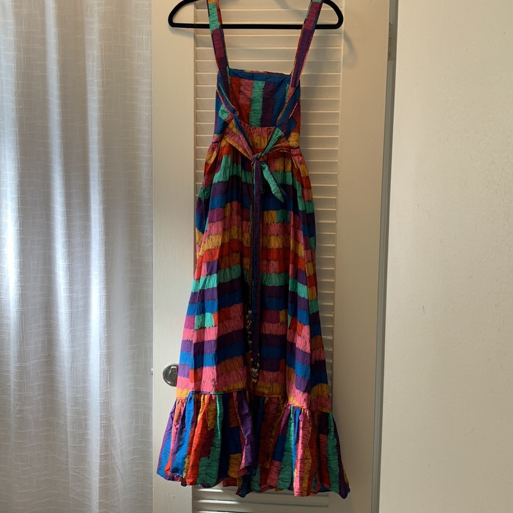 Farm Rio Stripped Maxi Dress - Picture 2 of 4